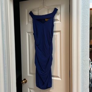 Size 4 royal blue cocktail dress